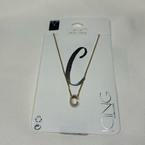 Icing C Necklace Gold